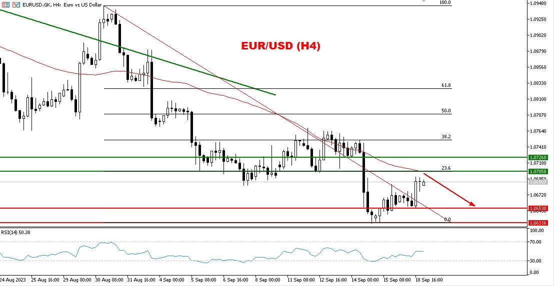 Analisis Trading Euro: Peluang Posisi Short Mendekati Resistance 1.07058