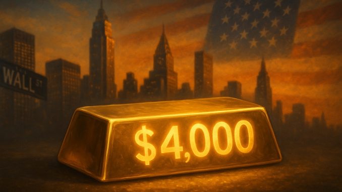 Emas $4.000 per Troy Ons - Kepoin Trading